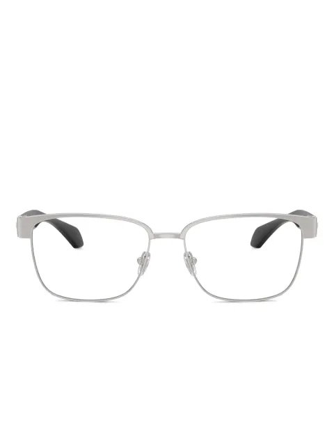 Versace Eyewear Medusa-plaque rectangle-frame glasses