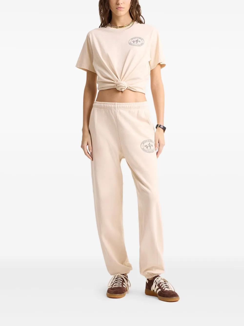 Sporty & Rich Riding Club trainingsbroek - Beige