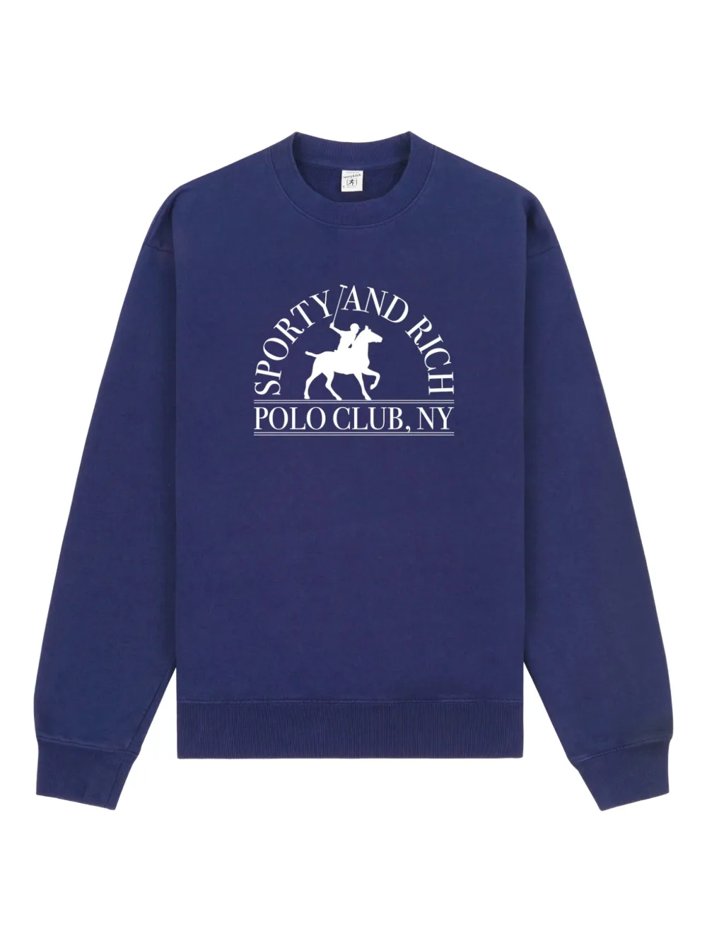Sporty & Rich Katoenen sweater Blauw