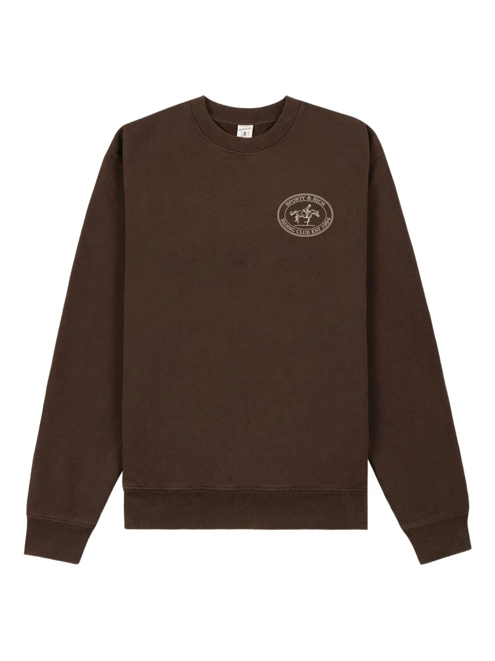 Sporty & Rich Katoenen sweater Bruin