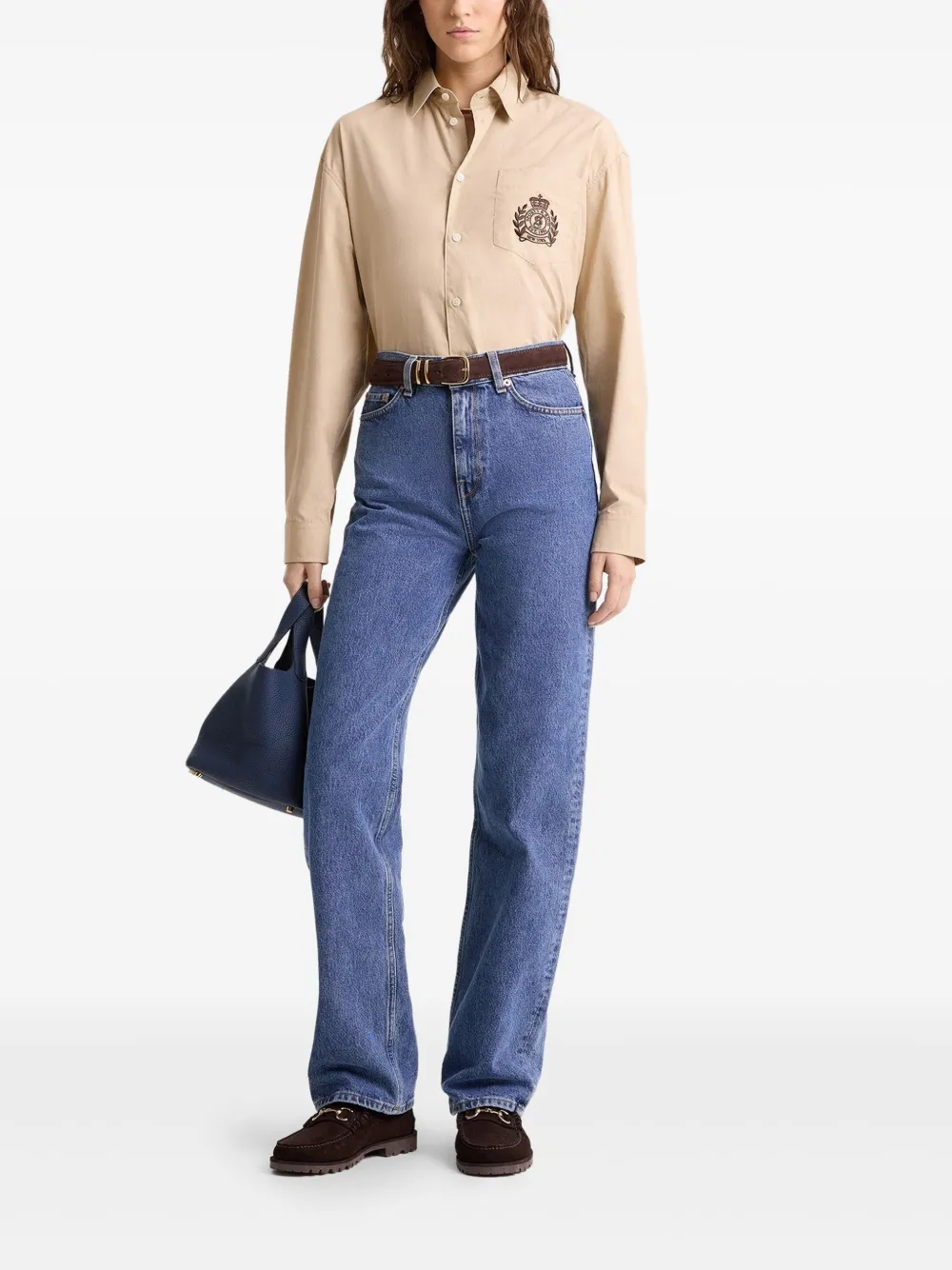 Sporty & Rich H&W Crest shirt | Women | Image 2