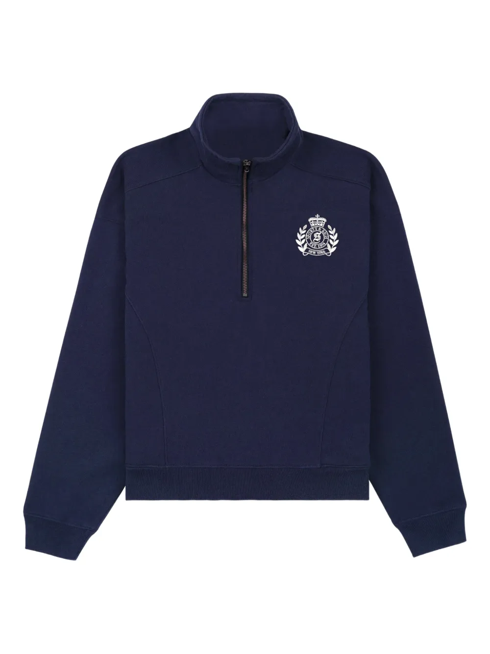 Sporty & Rich Katoenen sweater Blauw