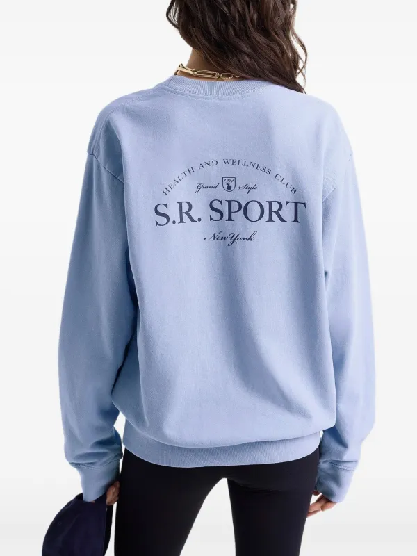 Sporty&Rich WELLNESS クロップド ワイド パーカー USA製 グレー（灰色