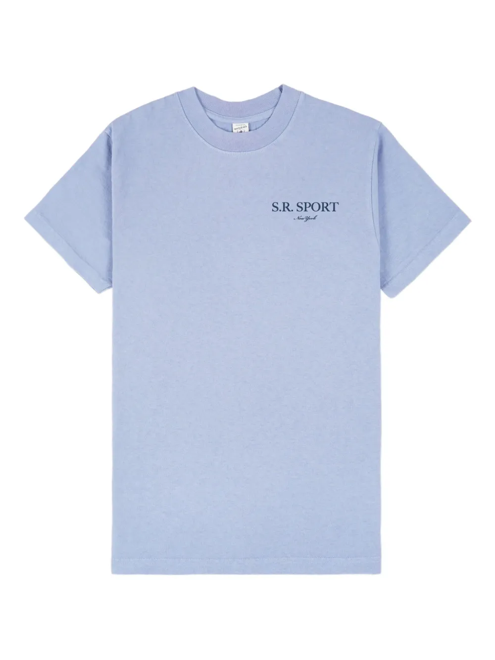 Sporty & Rich Katoenen T-shirt Blauw