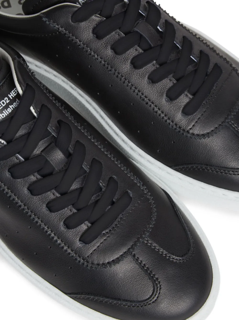 DSQUARED2 leather sneakers Black