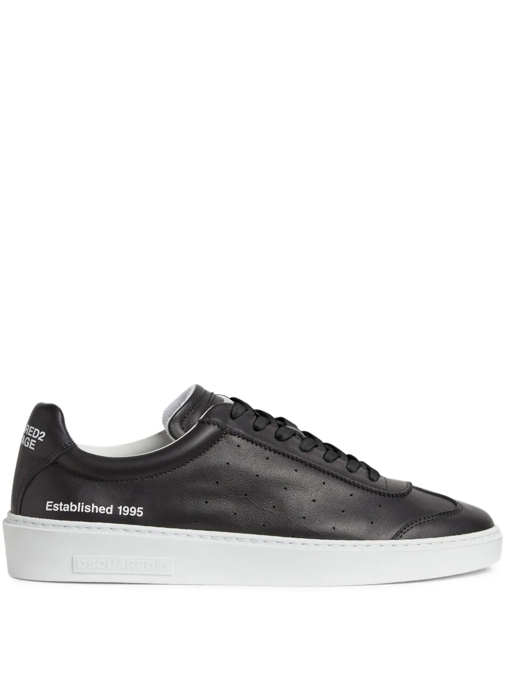 DSQUARED2 baskets en cuir | noir | Image 1
