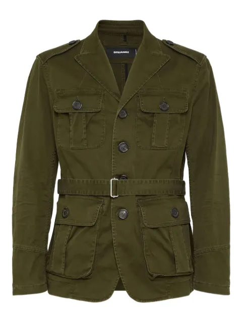 DSQUARED2 belted military jacket