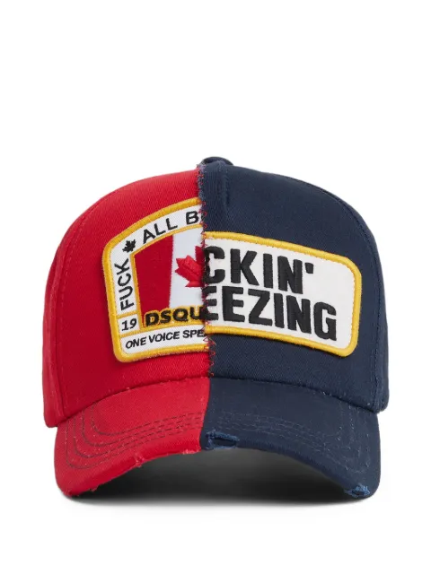 DSQUARED2 gorra con parche del logo