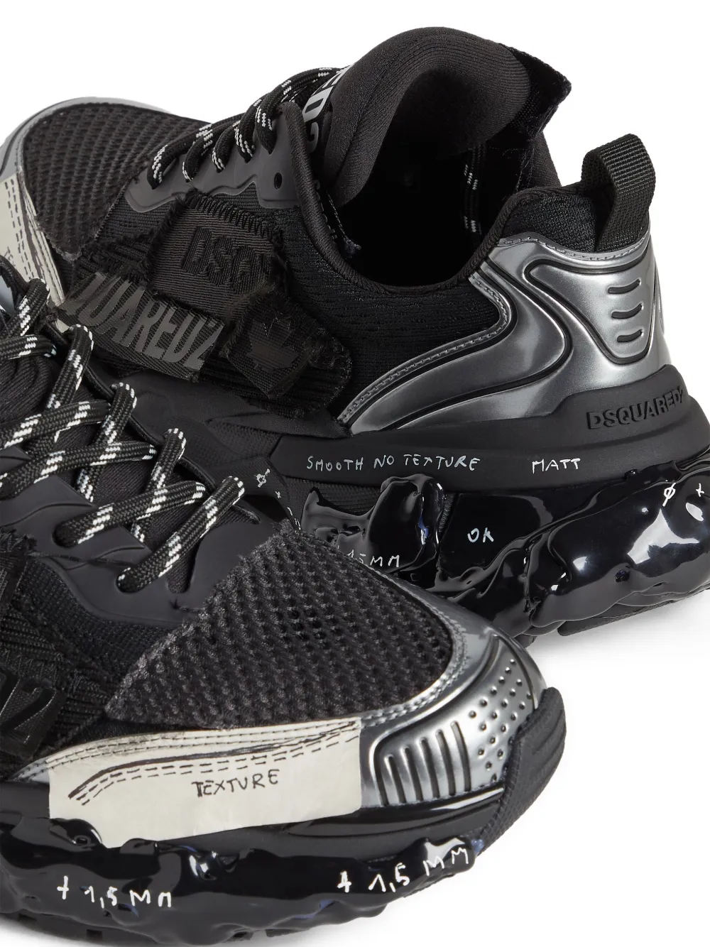 DSQUARED2 Faster sneakers Black