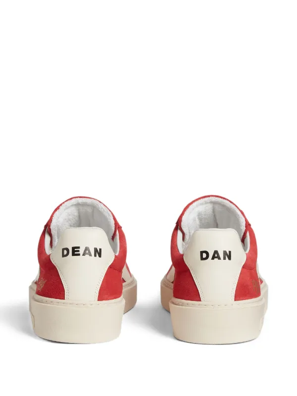 【送料&関税込】Dsquared2 Red Sneakers With Suede Inserts An DSQUARED2 Suede Sneakers | Red | FARFETCH