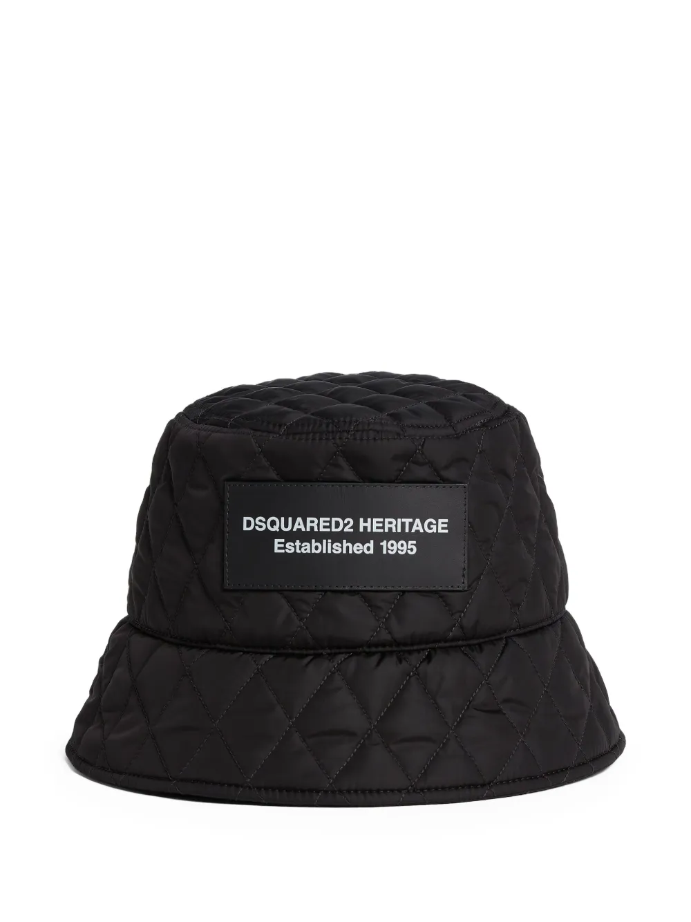 DSQUARED2 Gewatteerde vissershoed Zwart