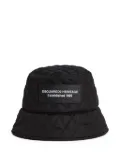 DSQUARED2 quilted bucket hat - Black