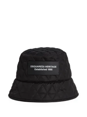 Stone Island Compass Logo Bucket Hat | Black | FARFETCH OM