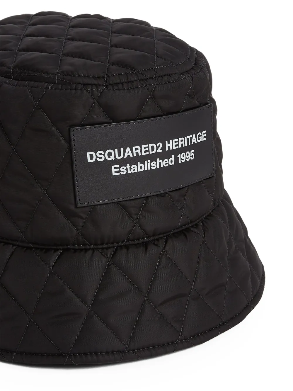 DSQUARED2 Gewatteerde vissershoed Zwart