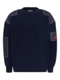 DSQUARED2 patchwork-embellished jumper - Blue