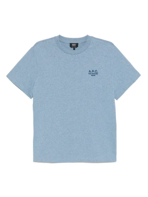 A.P.C. camiseta con logo bordado