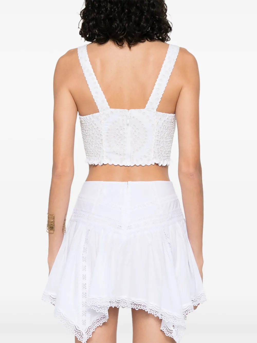 Charo Ruiz Ibiza Cropped top Wit