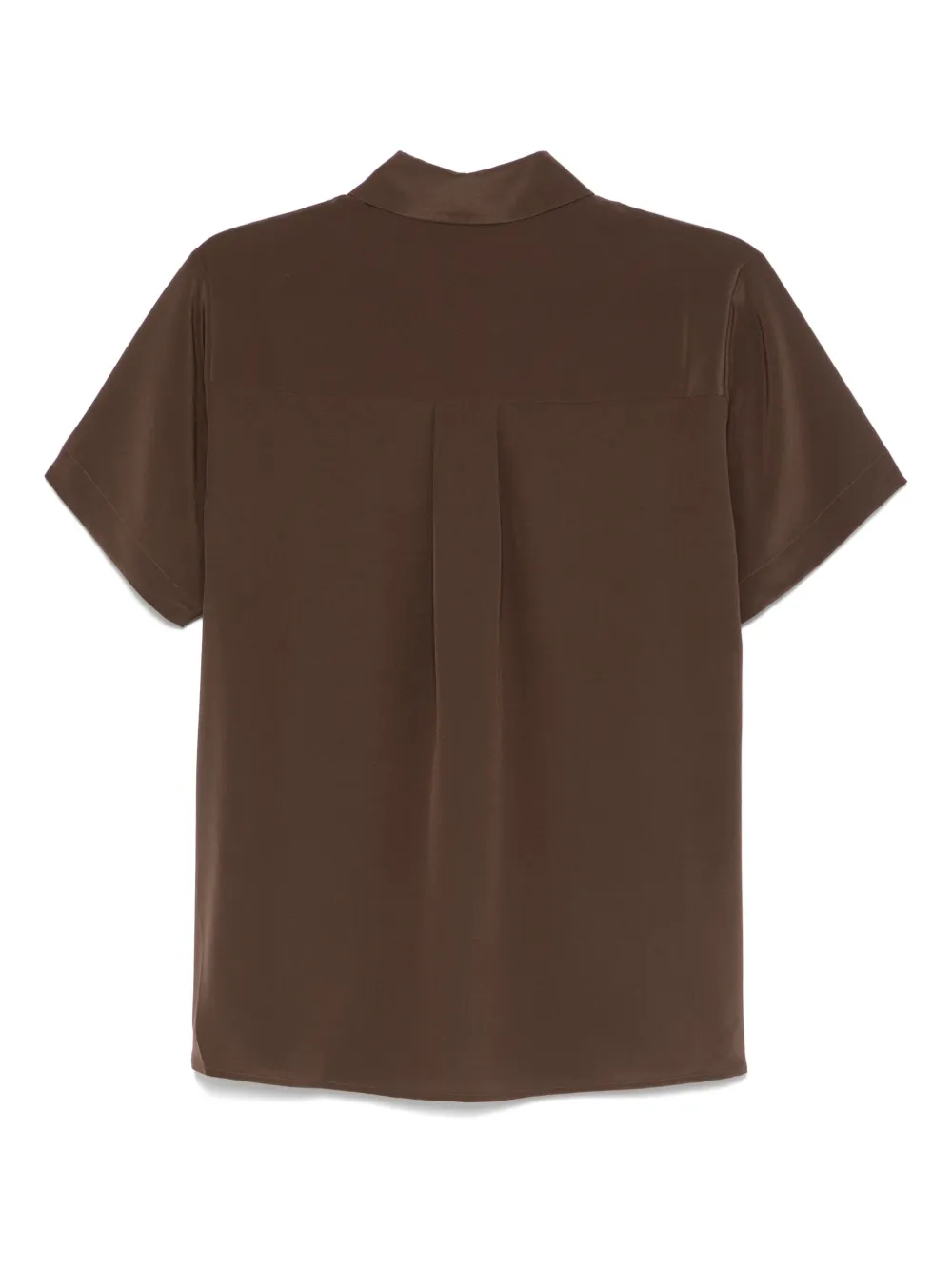 Matteau Zijden blouse - Bruin