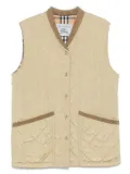Burberry Pre-Owned 2010s quilted gilet - Neutrals