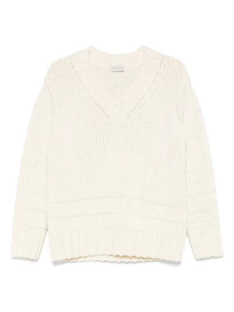 Moncler suéter con cuello en V