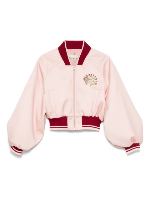 ALEMAIS Opal Rose bomber jacket