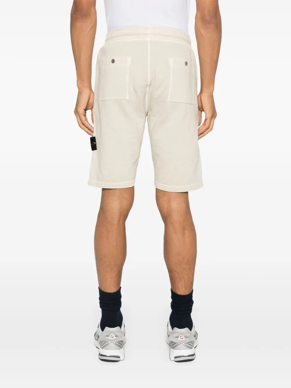 Stone Island Jersey trainingsshorts Beige