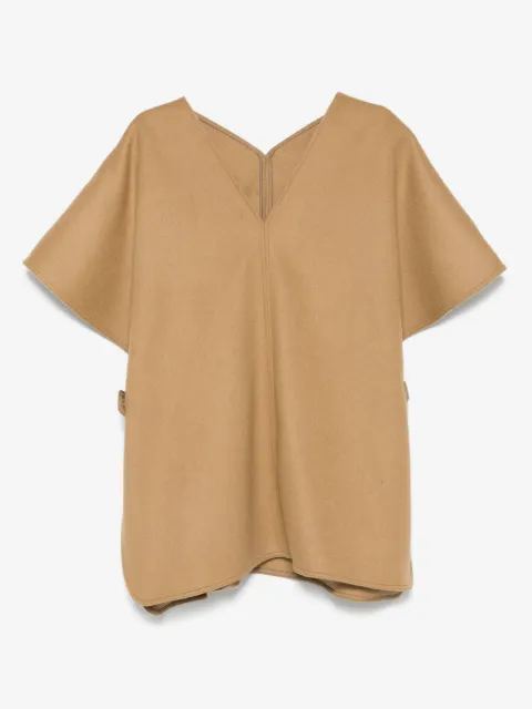 Moncler wool-blend poncho
