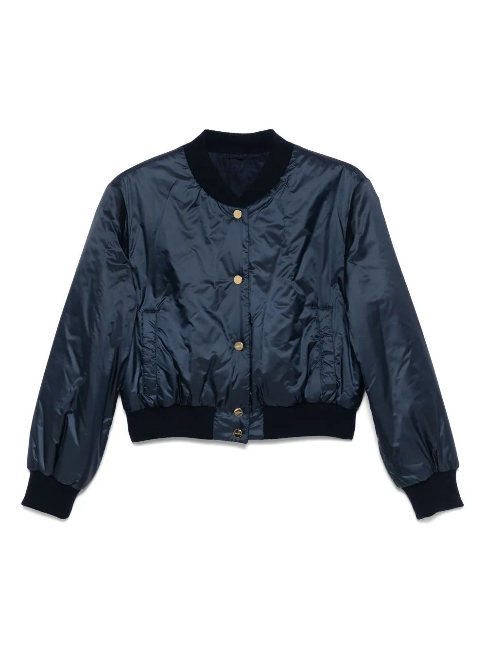 Max Mara Cropped bomberjack Blauw