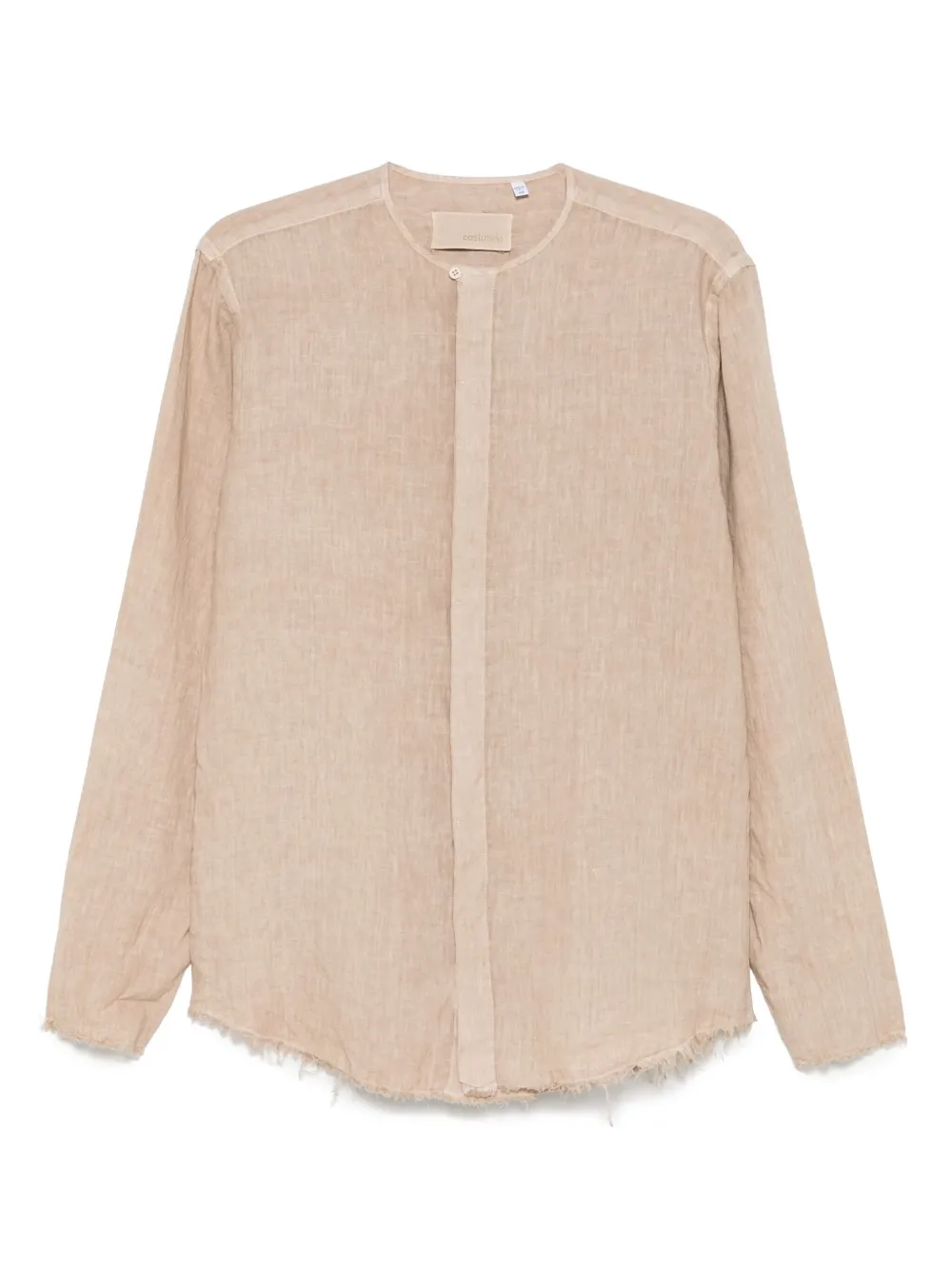 raw-hem shirt