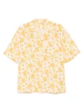 120% Lino floral-pattern linen shirt - Neutrals