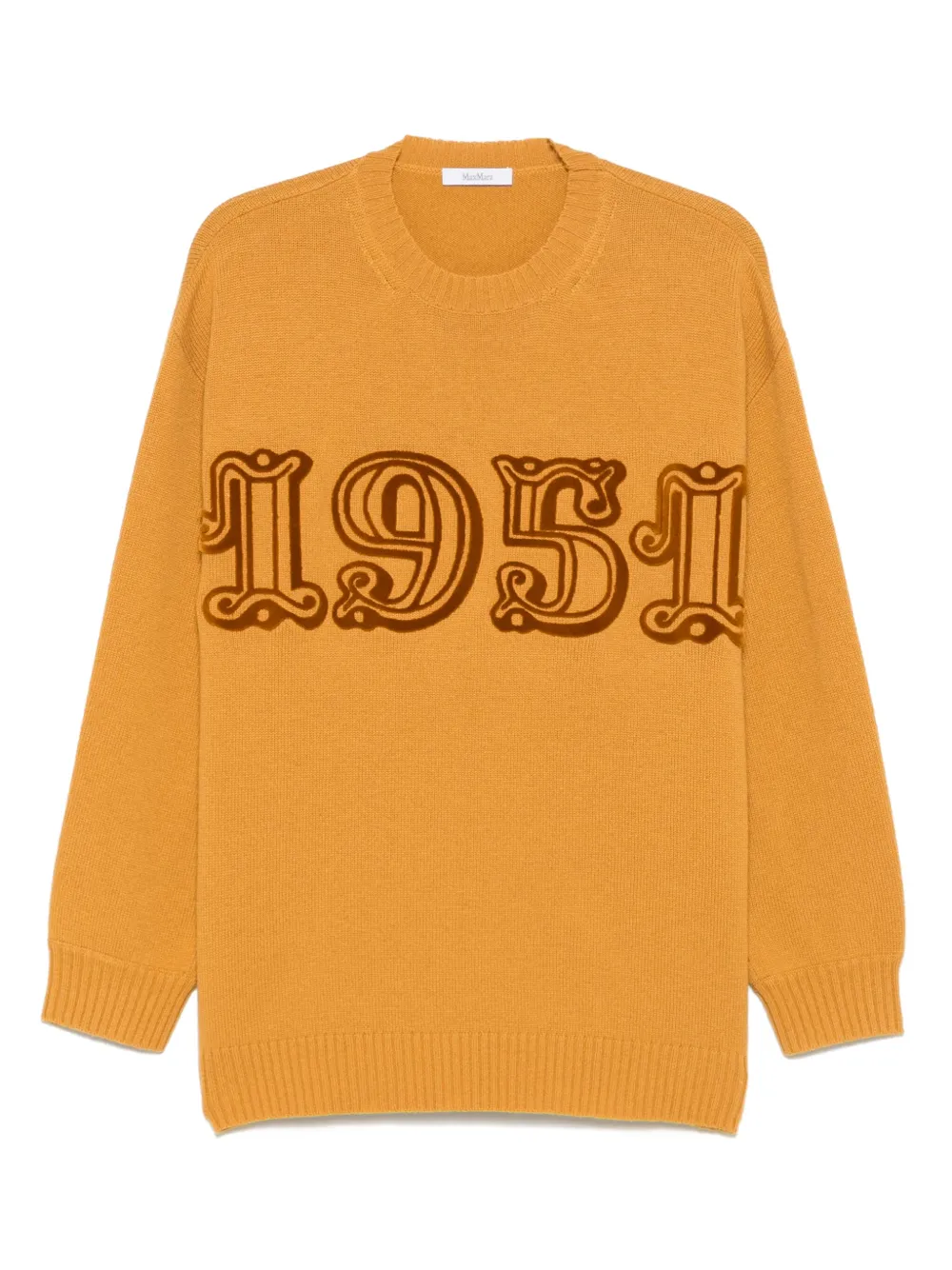 Max Mara suéter con cuello redondo | amarillo | Image 1