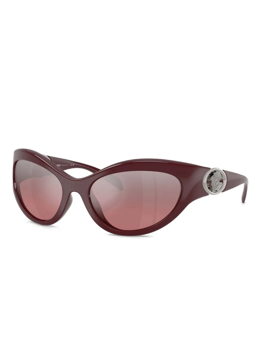 Versace Eyewear Zonnebril met cat-eye montuur - Rood