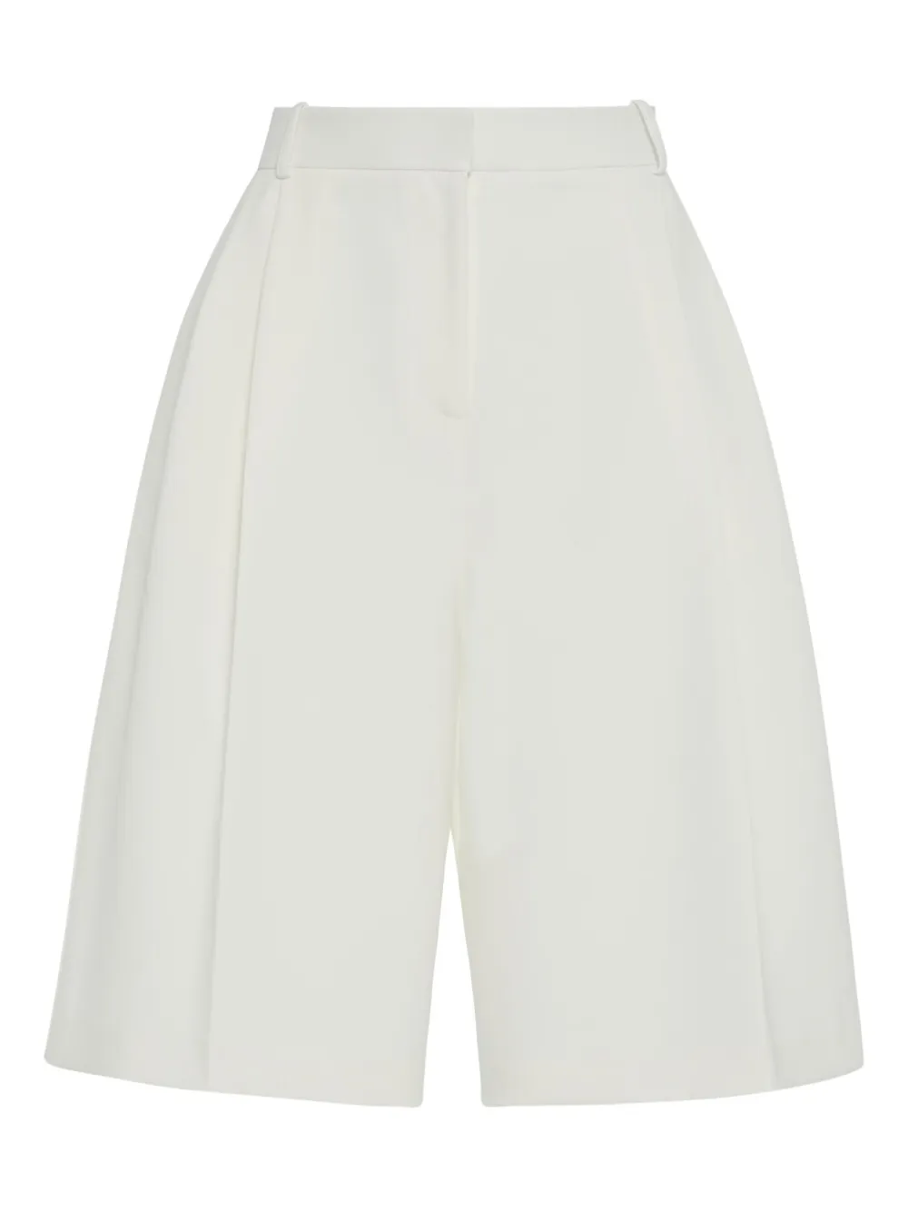 Rosetta Getty Geplooide shorts Wit