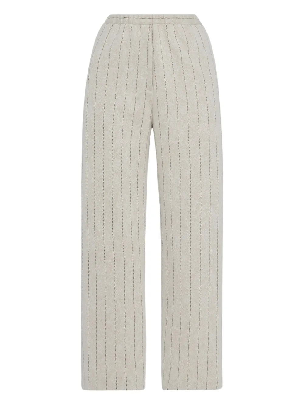 Rosetta Getty Broek met krijtstreep Beige