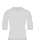Rosetta Getty sheer-paneled t-shirt - White