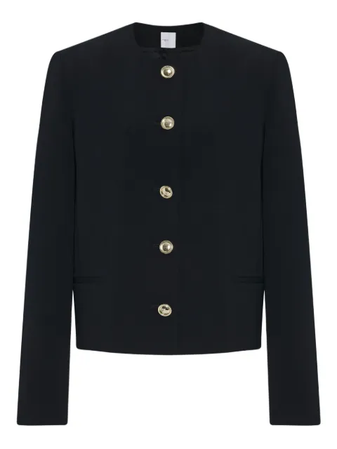 Rosetta Getty crew-neck gold-button jacket