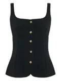 Rosetta Getty buttoned-up top - Black