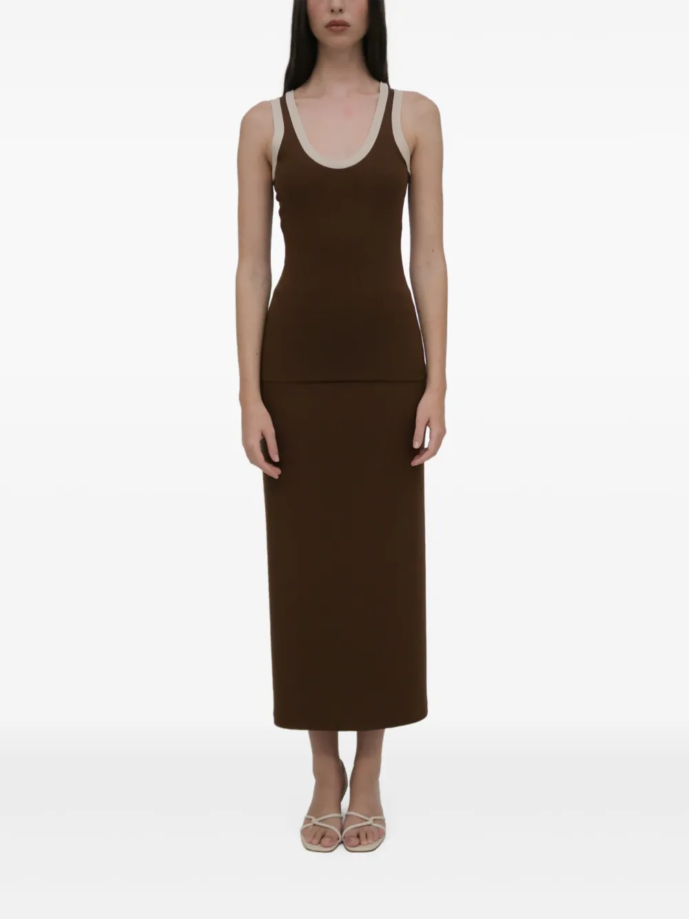 Rosetta Getty ribbed contrast-trim top | Vests & Tank Tops | Image 2