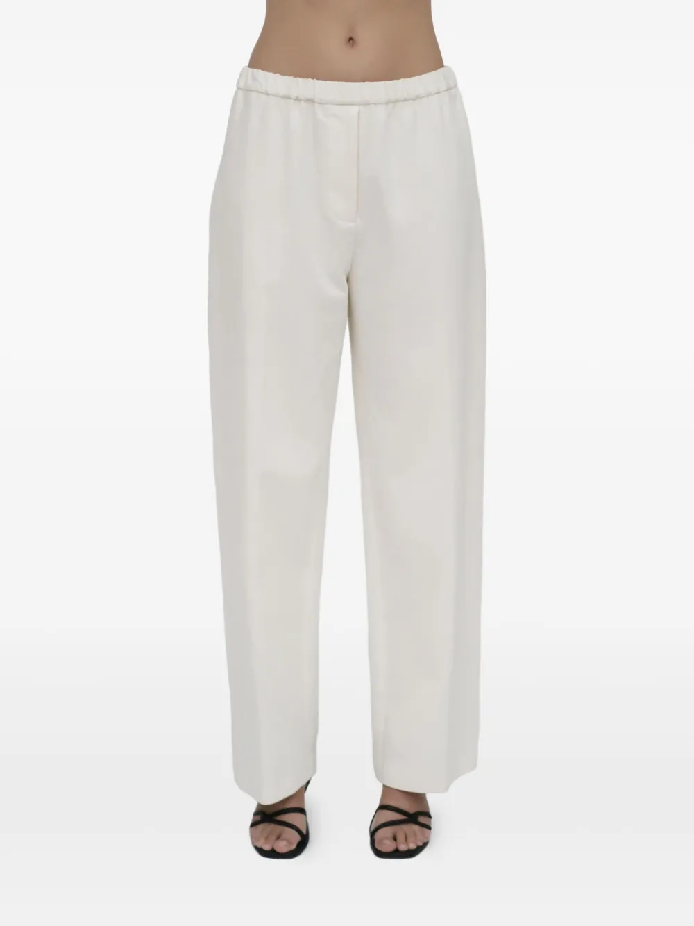 Rosetta Getty Broek met elastische taille Wit