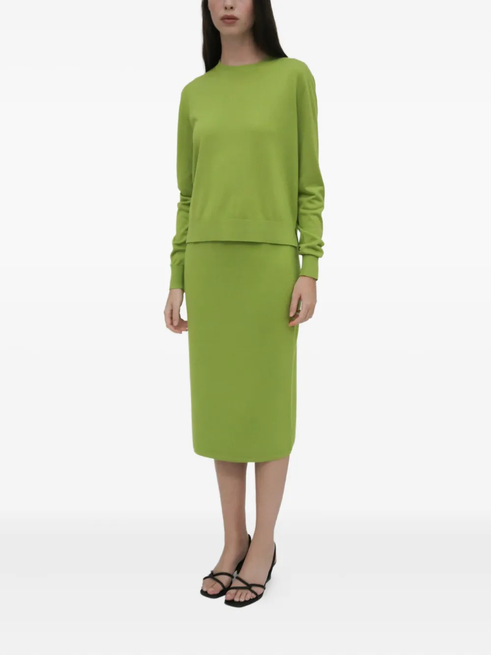 Rosetta Getty Sweater met ronde hals Groen