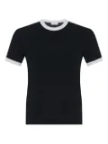 Rosetta Getty rib-trim T-shirt - Black