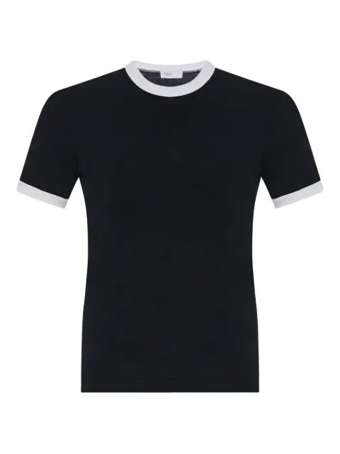 Rosetta Getty playera con ribete de canalé