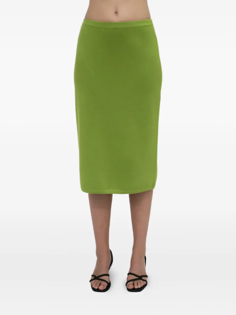 Rosetta Getty Straight midi-rok Groen
