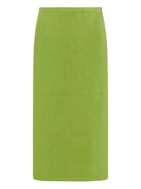 Rosetta Getty straight midi skirt