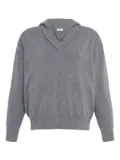 Rosetta Getty V-neck hoodie - Green