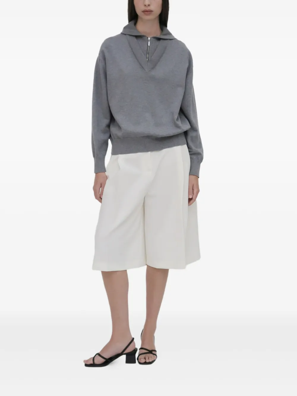 Rosetta Getty hoodie con cuello en V | Hoodies | Image 2