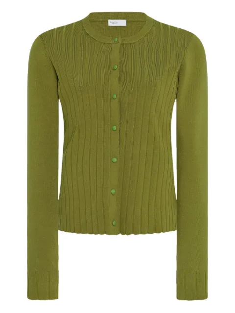 Rosetta Getty ribbed button-front cardigan