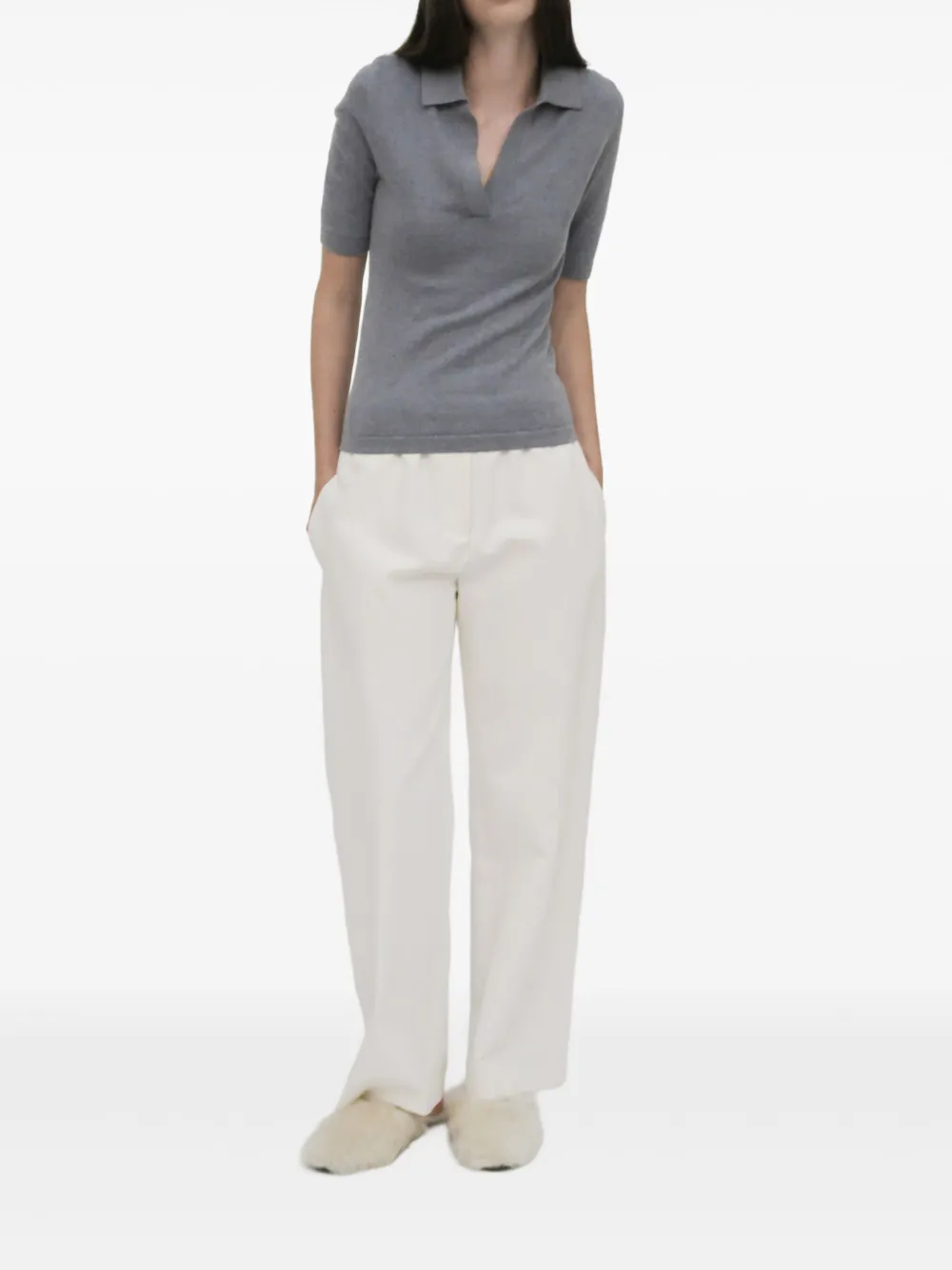 Rosetta Getty wingtip-collar short-sleeve top | T-Shirts & Jersey Shirts | Image 2