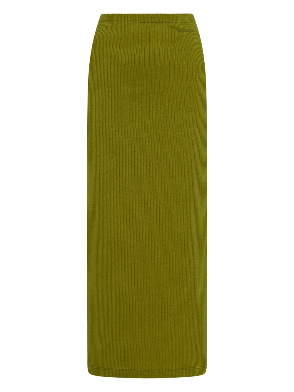 ribbed midi skirt