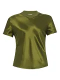 Rosetta Getty satin-finish T-shirt - Green